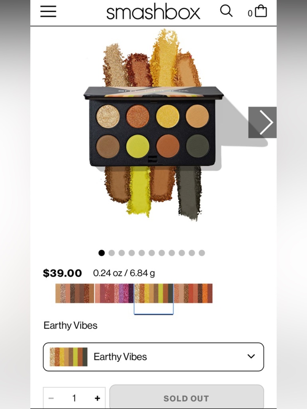 🆕 NIB Smashbox Eyeshadow Palette — Mood Board